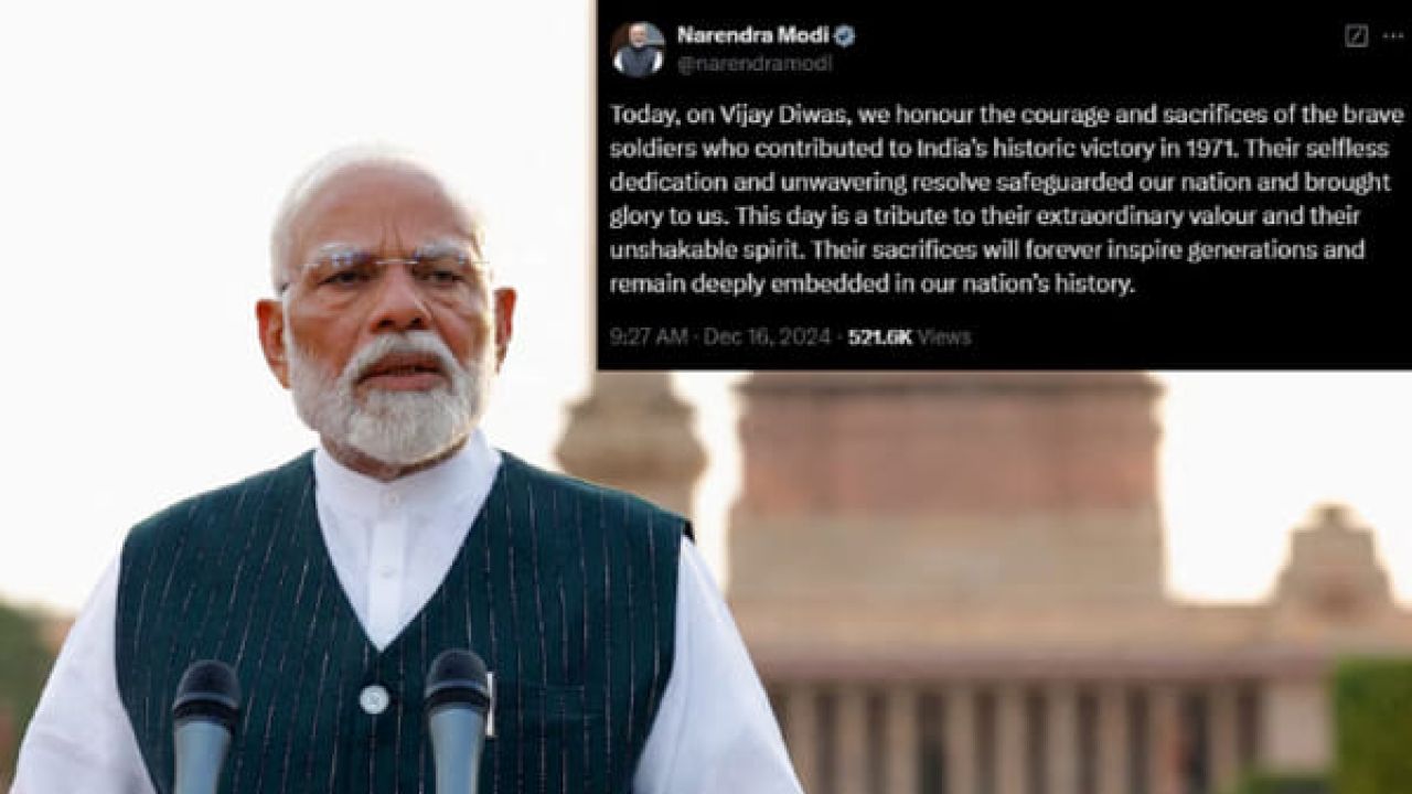 ভারতের বিজয়’ দাবি, উপেক্ষিত বাংলাদেশ: মোদির পোস্ট ঘিরে বিতর্ক