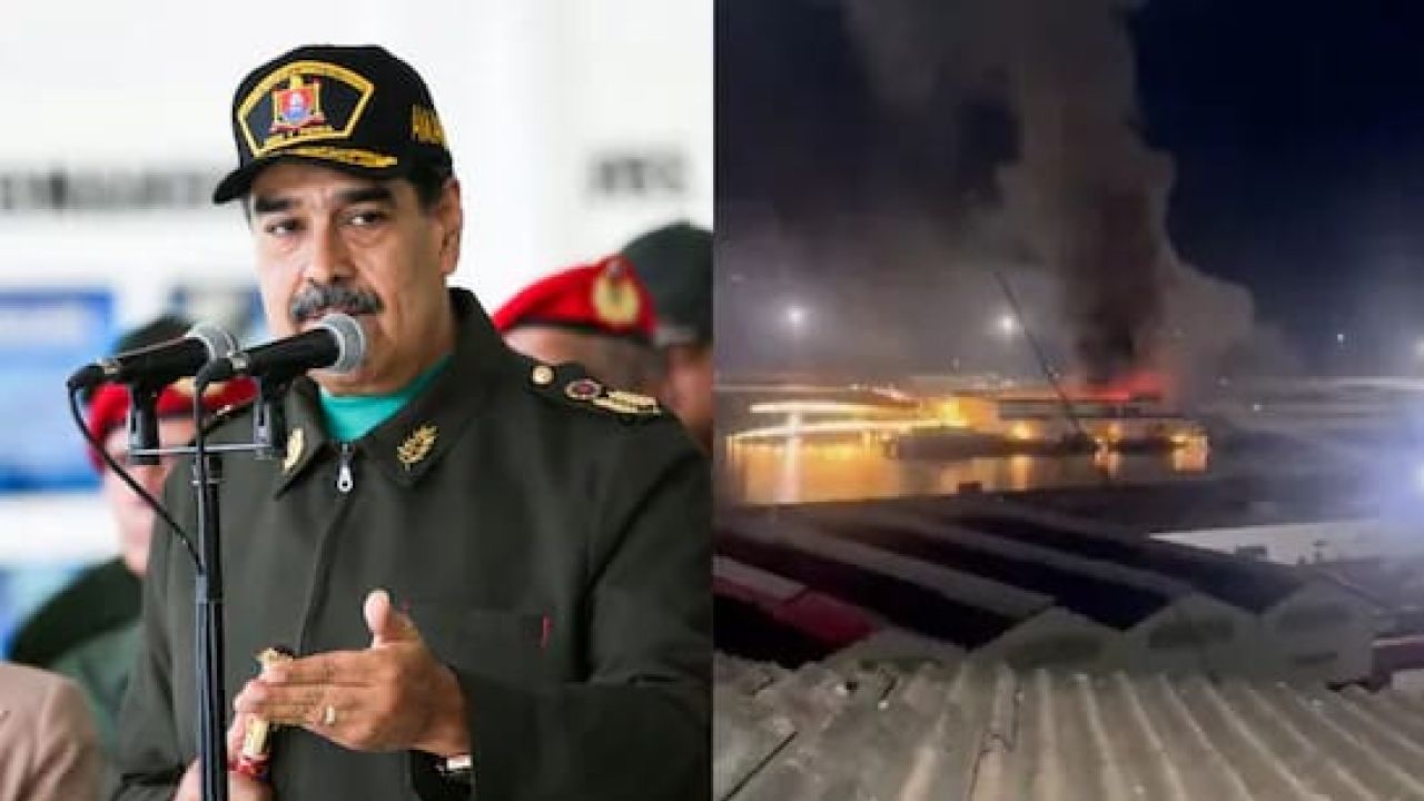 ভেনেজুয়েলায় যুক্তরাষ্ট্রের হামলার দাবি, প্রেসিডেন্ট মাদুরো ও তাঁর স্ত্রী আটক