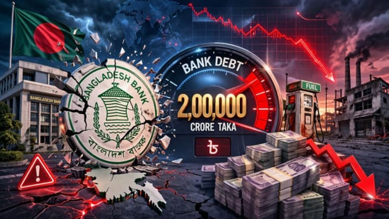 ব্যাংকঋণ বেড়ে পৌনে দুই লাখ কোটি টাকা, অর্থনীতির জন্য ঝুঁকির সংকেত