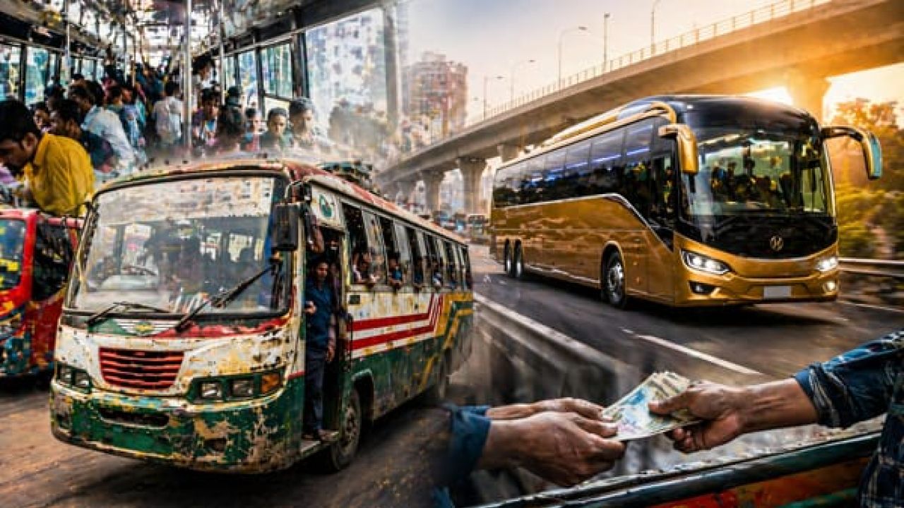 বাস ভাড়া কিলোমিটারে ১১ পয়সা বেড়েছে