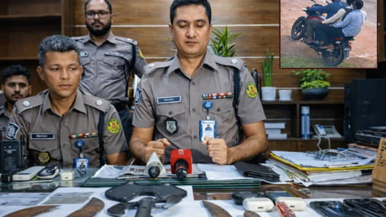 রাজধানীতে মোটরসাইকেল ছিনতাই চক্রের তিন সদস্য গ্রেপ্তার, দুই আপন ভাই ও এক বোনজামাই