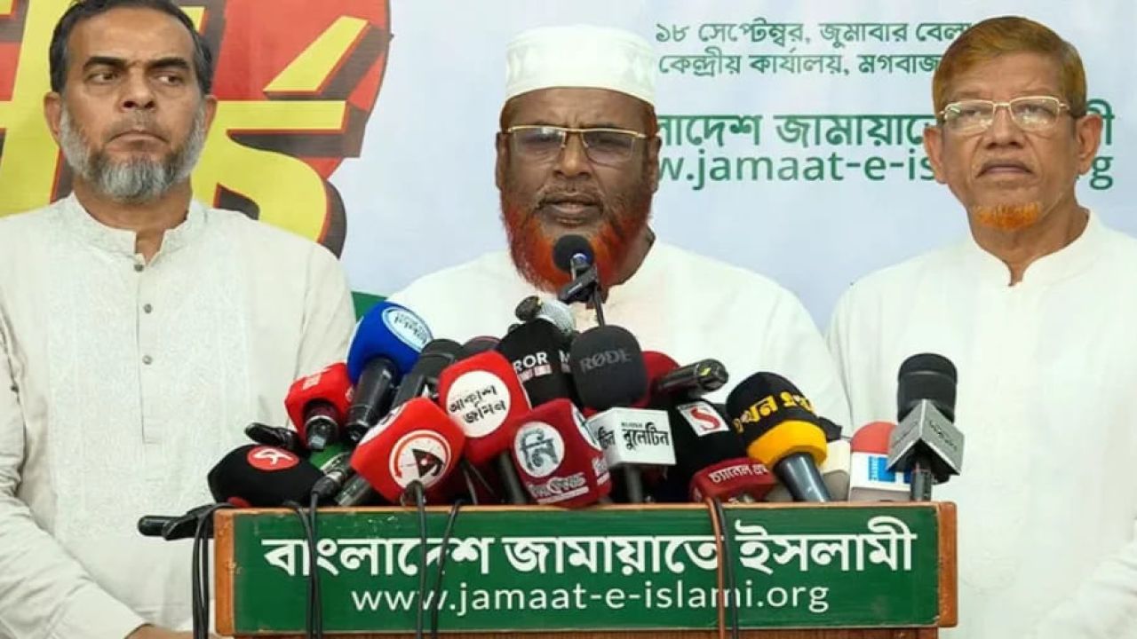 জুলাই সনদ ও তিস্তা ব্যারেজ বাস্তবায়নে কোটি মানুষ প্রস্তুত: জামায়াত